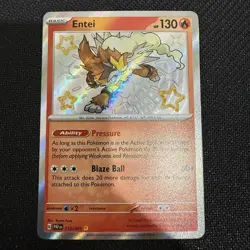 Entei 112/091 Shiny Secret Rare - Paldean Fates Pokemon Card Mint Near Mint - Image 1