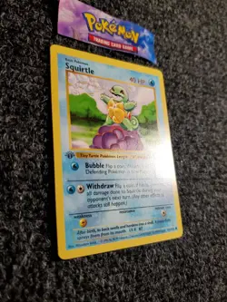 Squirtle - 63/102 - Common 1st Edition Base Set - Pokemon Card - NM - Image 3