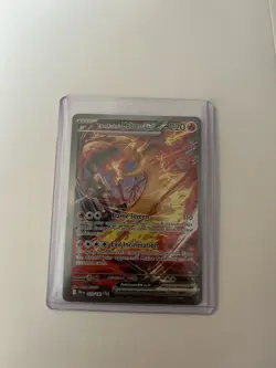 Pokemon TCG Team Rocket's Moltres EX 229/182 Destined Rivals SIR - Image 1