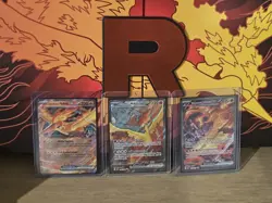 Pokemon TCG Team Rocket's Moltres ex Destined Rivals Stamped UPC Promo Set - Image 1
