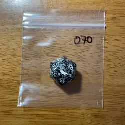 🎲 MTG d20 Spindown 20-sided Life Counter die dice - Shadowmoor - Black - SHM - Image 1