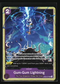 Gum-Gum Lightning OP09-077 Premium Best Selection Vol 4 One Piece TCG ENGLISH - Image 1