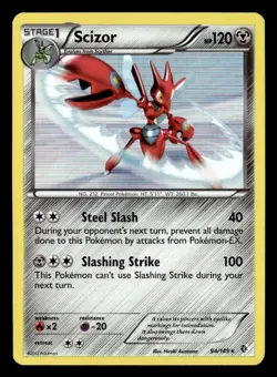 Scizor Holo Rare Boundaries Crossed 94/149 LP Pokemon TCG - Image 1