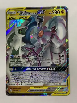 Pokemon TCG Arceus & Dialga & Palkia GX 156/236 NM sick card 🔥 - Image 1