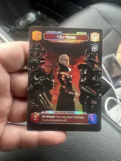 Star Wars Unlimited Sly Moore Leader Card 1034 English Standard Axel Hutt - Image 2