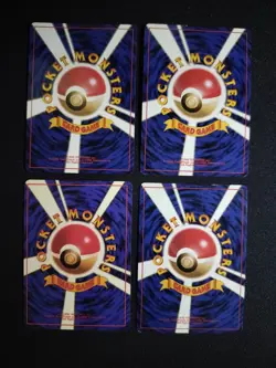 Pokemon Card Lot Of 4 1996 Japanese Holo Vileplume Dark Arbok Ekans Rocket Gang - Image 2
