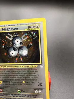 NM SWIRL Magneton 10/64 Neo Revelation Holo Rare Unlimited WOTC Pokemon Card - Image 2