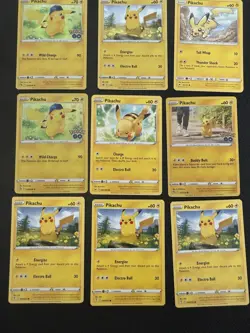 Pokemon TCG Pikachu Lot - 12 Cards - Near Mint Condition - Image 3