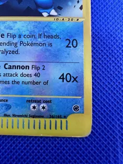 Pokemon TCG Expedition Blastoise Reverse Holo Card 36/165 Played View Photos - Image 5
