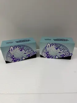 Pokemon Scarlet & Violet Temporal Forces Elite Trainer Box Lot Of 2 W/ Cards - Image 1