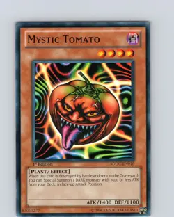 Yu-Gi-Oh TCG Mystic Tomato SDDC-EN016 1st Edition Regular Common Card NM - Image 1