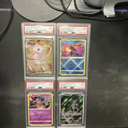 Pokemon Trading Card Set 4 Cards, PSA 9, CGC Graded - Image 1