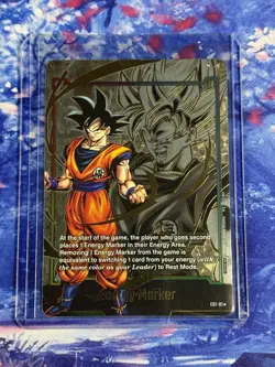 Goku Energy Marker Gold E01-01 Dragon Ball Fusion World Card English - Image 1
