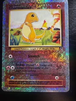 NM Charmander Reverse Holo 70/110 Legendary Collection Pokemon Card - Image 2