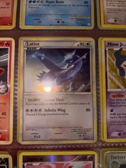 Pokemon Latios TCG Holo Card HGSS11/25 Black Star Promos Cracked Ice - Image 1