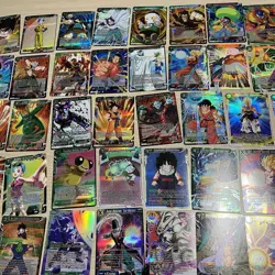 Dragon Ball Super TCG Mixed Card Lot Of 70+ Holo/Foil Card SR UC C R PR - Image 3
