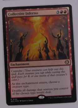 Collective Inferno Foil Enchantment 0132 Lorwyn Eclipsed MTG - Image 1