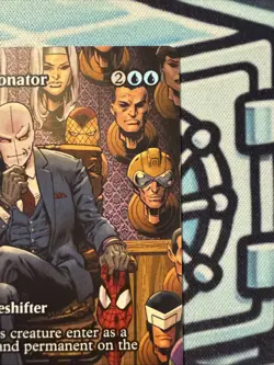 Borderless Clever Impersonator 0008 - MTG Spider-Man - Near Mint Mythic - Image 3