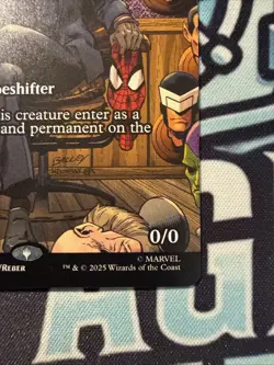 Borderless Clever Impersonator 0008 - MTG Spider-Man - Near Mint Mythic - Image 4