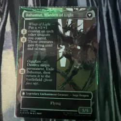 Dion, Bahamut's Dominant (Borderless) Final Fantasy Foil Rare 376 MTG FIN - Image 2