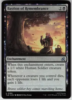 MTG Bastion of Remembrance Foil NM Avatar: The Last Airbender: Magic 160 - Image 1