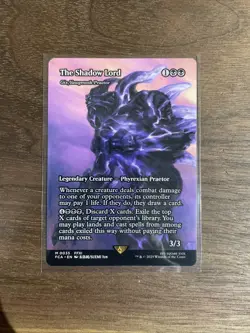 Magic Final Fantasy MTG The Shadow Lord Borderless Non-foil (Showcase) - Image 1