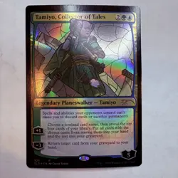 SLD Tamiyo, Collector of Tales (Stained Glass) Secret Lair Drop Foil MTG NM - Image 1