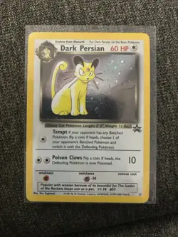 Dark Persian Holo Rare Team Rocket 17/82 Vintage Pokemon Card Promo - Image 1