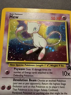 Pokemon TCG Mew 09/53 Wotc Promo Holo Basic 50 HP Card English - Image 3