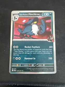 Team Rocket's Honchkrow (Holo Rare) Ascended Heroes Pokemon TCG- 127/217 - Image 1