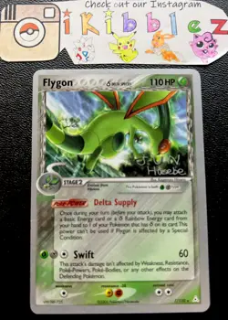 FLYGON 7/110 LP 2007 Pokemon World Championship Promo. Free Tracked Shipping! - Image 1