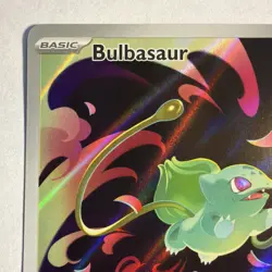 Pokemon TCG: Bulbasaur 133/132 Me01: Mega Evolution Illistration Rare NM - Image 2