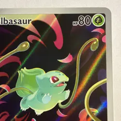 Pokemon TCG: Bulbasaur 133/132 Me01: Mega Evolution Illistration Rare NM - Image 3