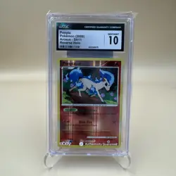 2009 Pokemon Platinum Arceus Ponyta SH11 Reverse Holo CGC 10 Gem Mint - Image 1