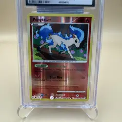2009 Pokemon Platinum Arceus Ponyta SH11 Reverse Holo CGC 10 Gem Mint - Image 3
