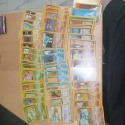 Pokemon TCG Base Set 2 card lot - 57 cards. 1999 Vintage Pokemon. Good Condition - Image 1