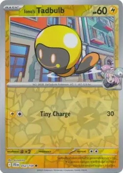 IONO'S TADBULB 052/159 JOURNEY TOGETHER POKEMON (REVERSE HOLO, NM) - Image 1