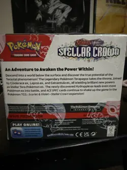 Pokemon TCG Stellar Crown Booster Box Factory Sealed - Image 3