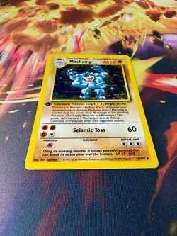 Machamp 8/102 LP Holo Rare Base Set 1999 Pokemon TCG - Image 2
