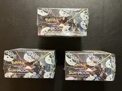 Pokemon TCG Sun & Moon Burning Shadows Booster Boxes SEALED Set of 3 - Image 5