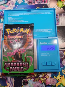 Very Heavy!! 22.6g Pokemon TCG SHROUDED FABLE 🔥 Booster Pack New Sealed - Image 1