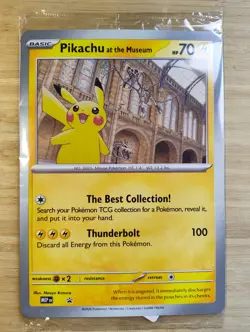 Pokemon TCG Promo Oversized Card - Pikachu at the Museum (Sealed) - UK ⭐ - Image 1
