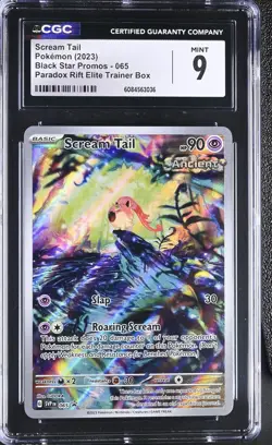Pokemon Scream Tail SVP 065 CGC Mint 9 Black Star Promo Paradox Rift ETB - Image 1