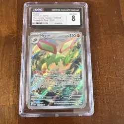 2025 POKEMON PFL EN-PHANTASMAL FLAMES ILLUSTRATION RARE #101 FLYGON CGC 8 - Image 1