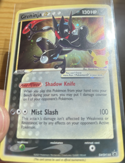 Pokemon Celebrations Greninja Gold Star – Large Swirl Holo by Pikachu Symbol 🌀 - Image 4