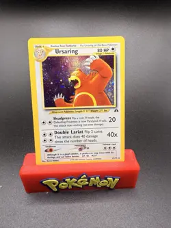 2001 Pokemon TCG Neo Discovery - Ursaring #15/75 WoTC Vintage Holo Rare - NM - Image 1