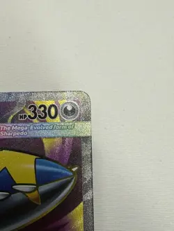 NM-Mint Mega Sharpedo ex - 113/094 - Ultra Rare Pokemon Phantasmal Flames - Image 3