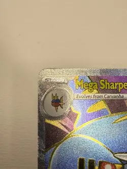 NM-Mint Mega Sharpedo ex - 113/094 - Ultra Rare Pokemon Phantasmal Flames - Image 4