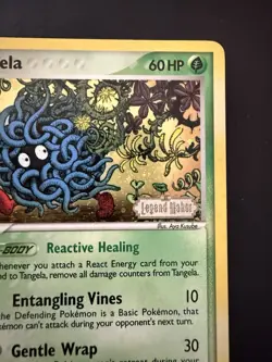 Pokemon TCG Legend Maker Tangela 44/92 Stamped Reverse Holo Near Mint - Image 3