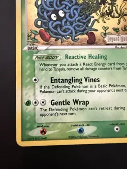 Pokemon TCG Legend Maker Tangela 44/92 Stamped Reverse Holo Near Mint - Image 5